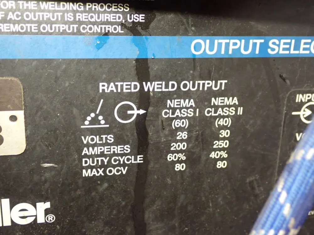 Miller 250 Amp Welder - Syncrowave 250