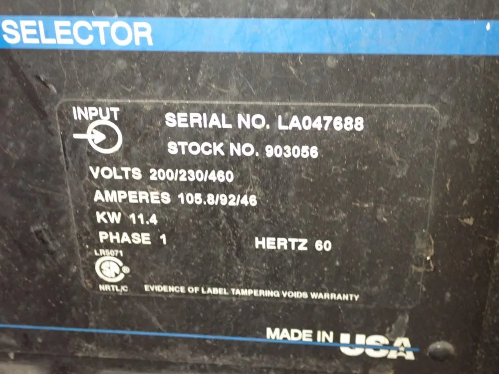 Miller 250 Amp Welder - Syncrowave 250