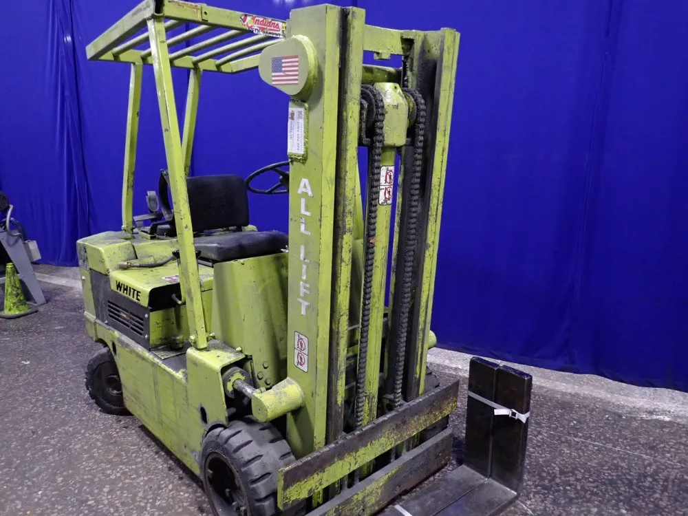 White Propane Forklift