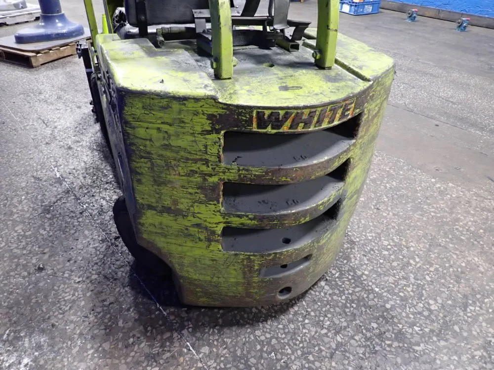 White Propane Forklift