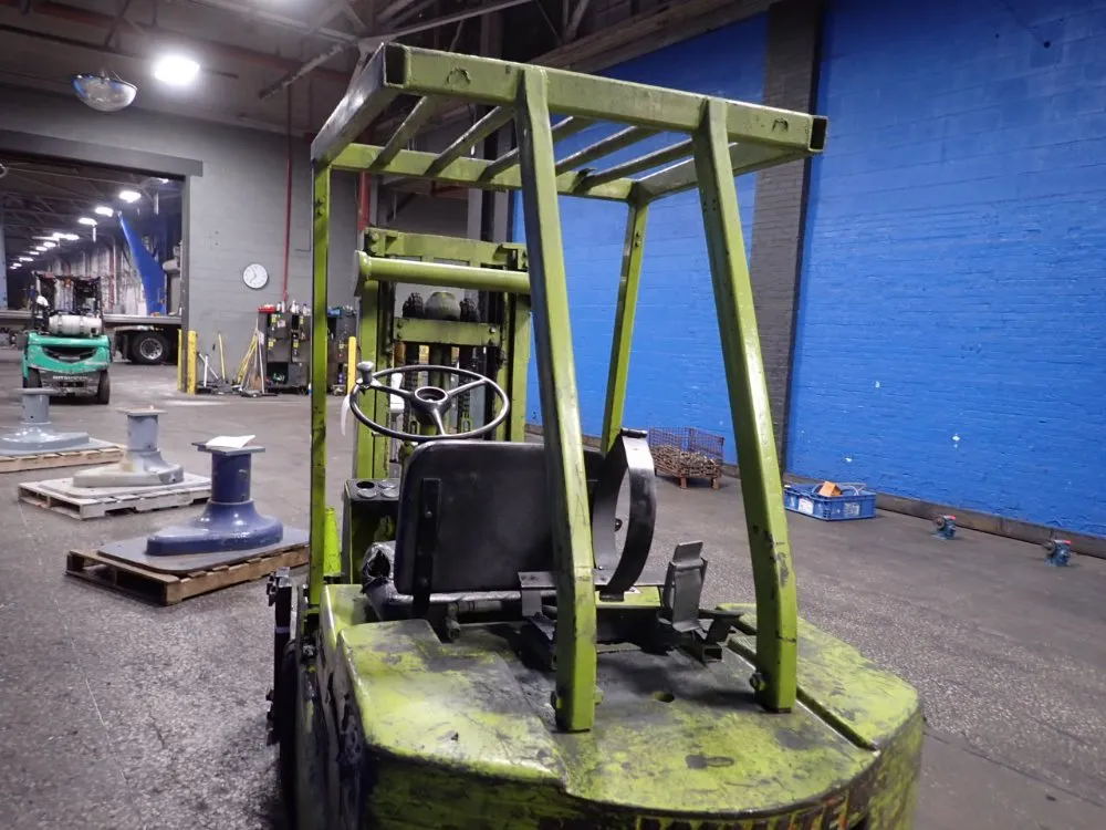 White Propane Forklift