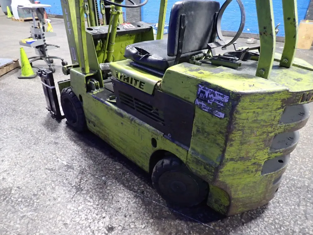 White Propane Forklift