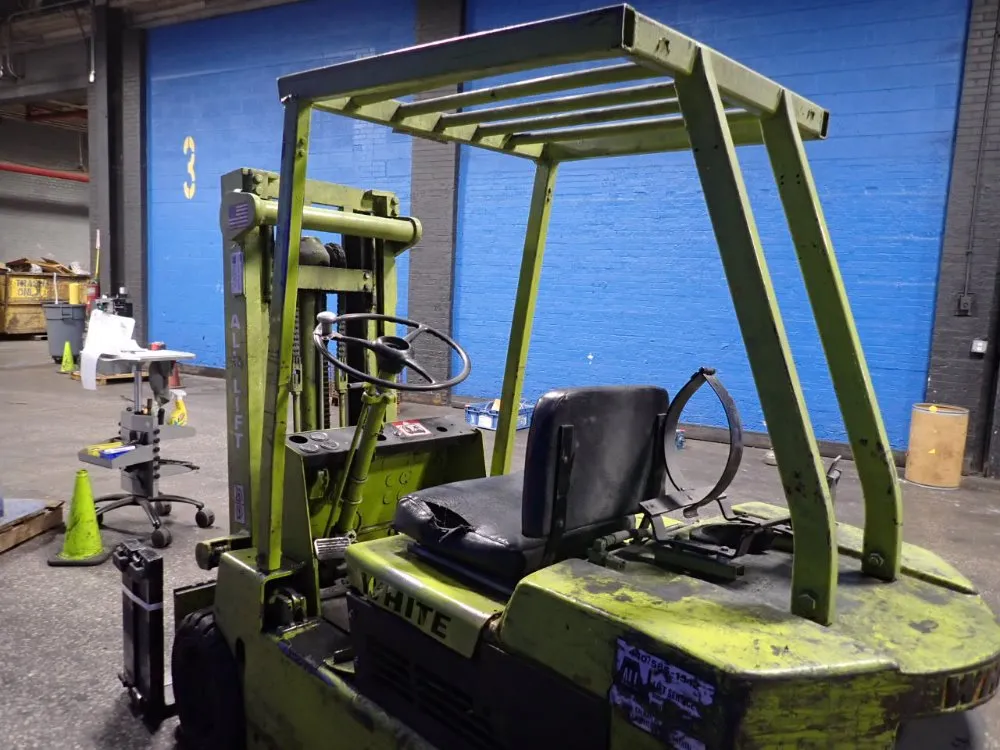 White Propane Forklift