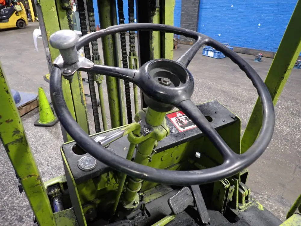 White Propane Forklift