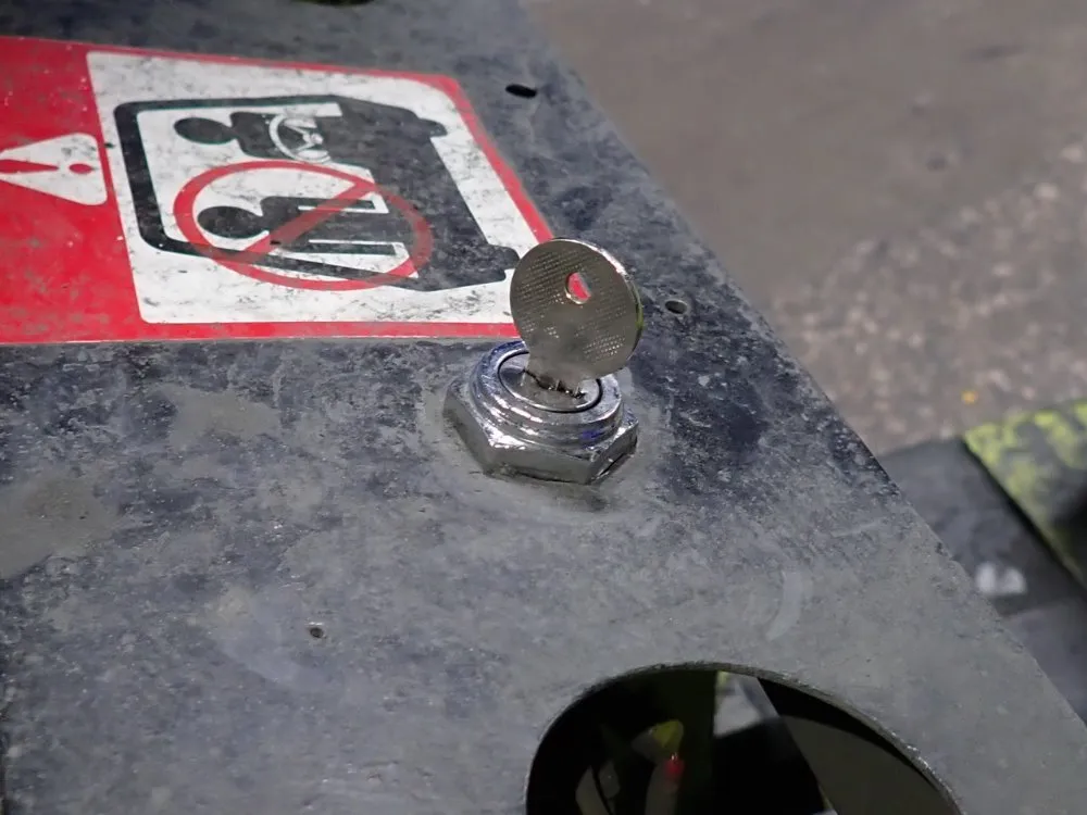 White Propane Forklift