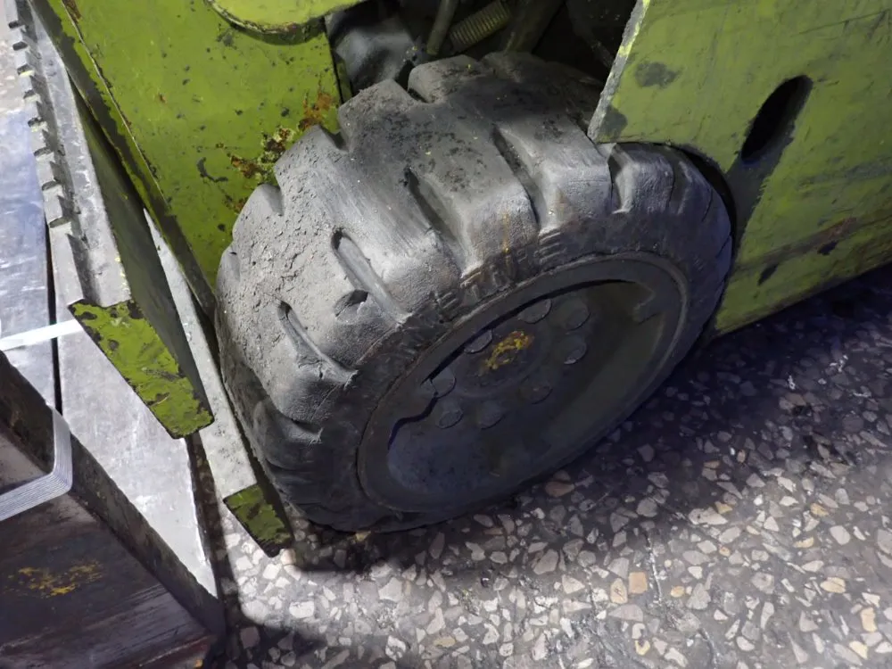 White Propane Forklift