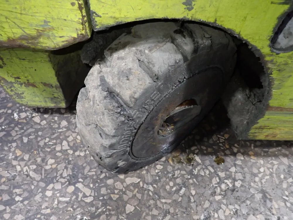 White Propane Forklift