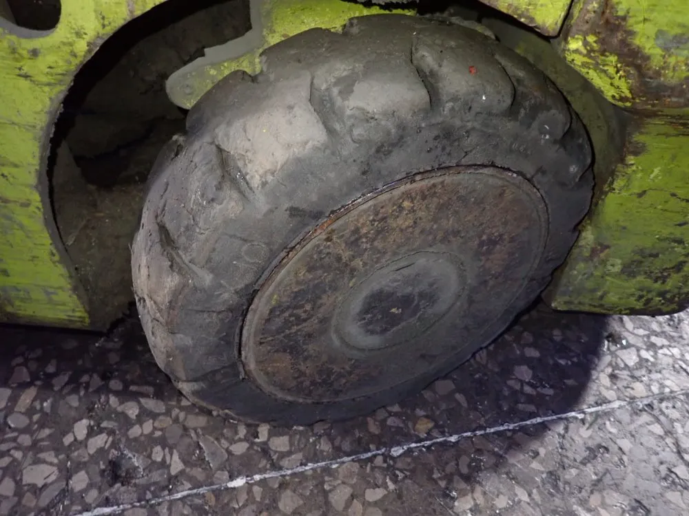 White Propane Forklift