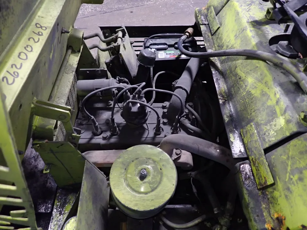 White Propane Forklift