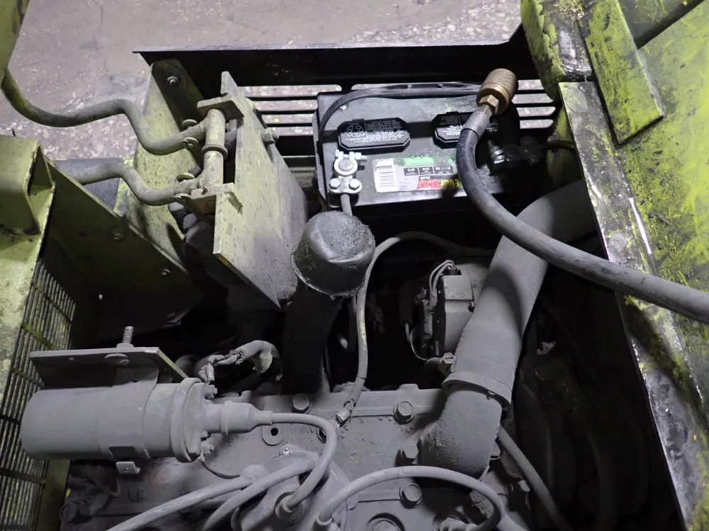 White Propane Forklift