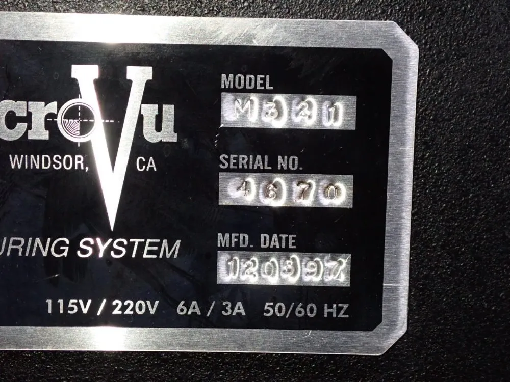 Micro-vu Measuring System - M321
