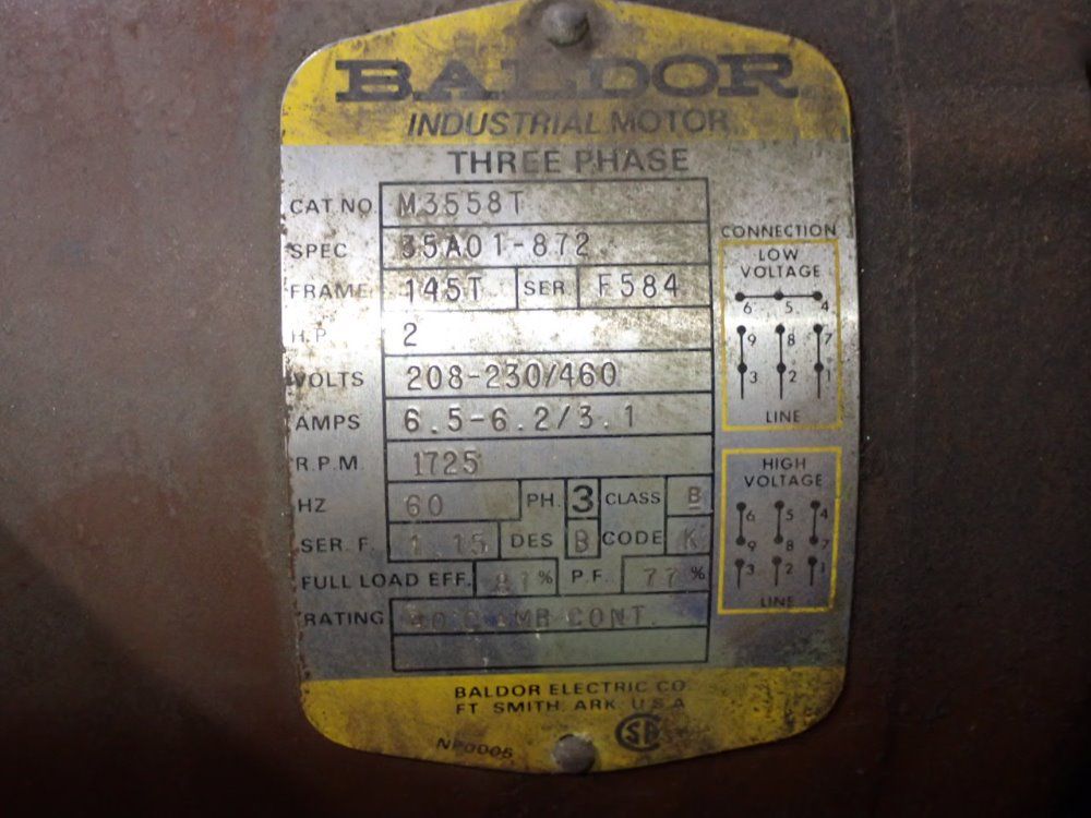 Doall 11" X 20" Horizontal Band Saw - C-916