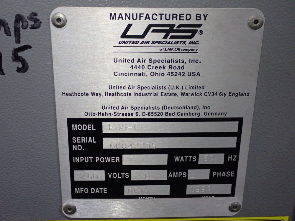 Uas Dust Hog Dust Collector - Fjs-c