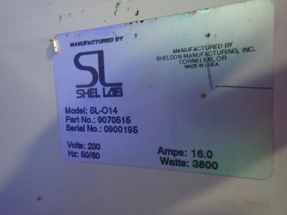 Shel Lab 24" X 30" X 30" Vacuum Drying Oven - Sl-014