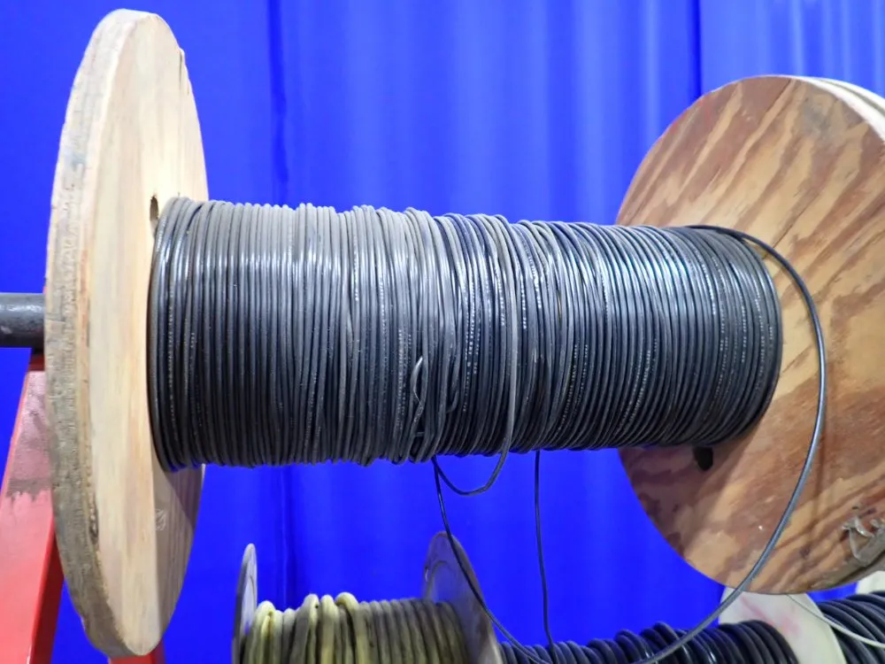 Cart W/ Reels Of Misc. Cable