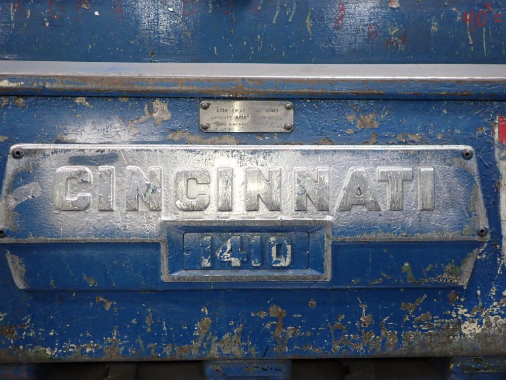 Cincinnati 3/16" X 121" Shear - 1410