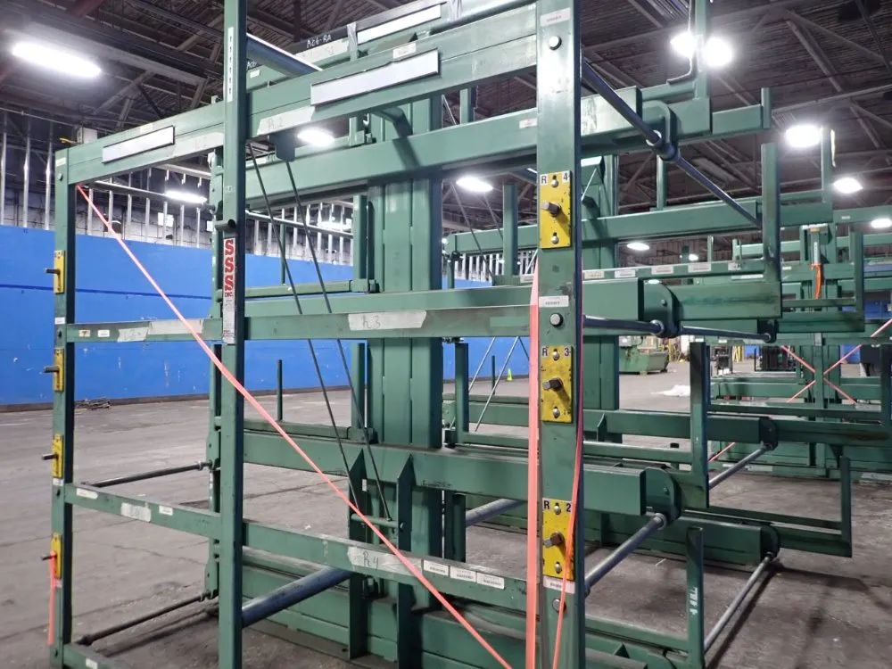 Steel Storage Systems 4200 Lbs Roll Out Racking - 4t-2g-36x15r-12