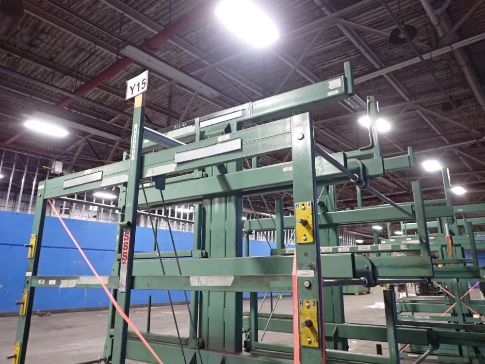 Steel Storage Systems 4200 Lbs Roll Out Racking - 4t-2g-36x15r-12