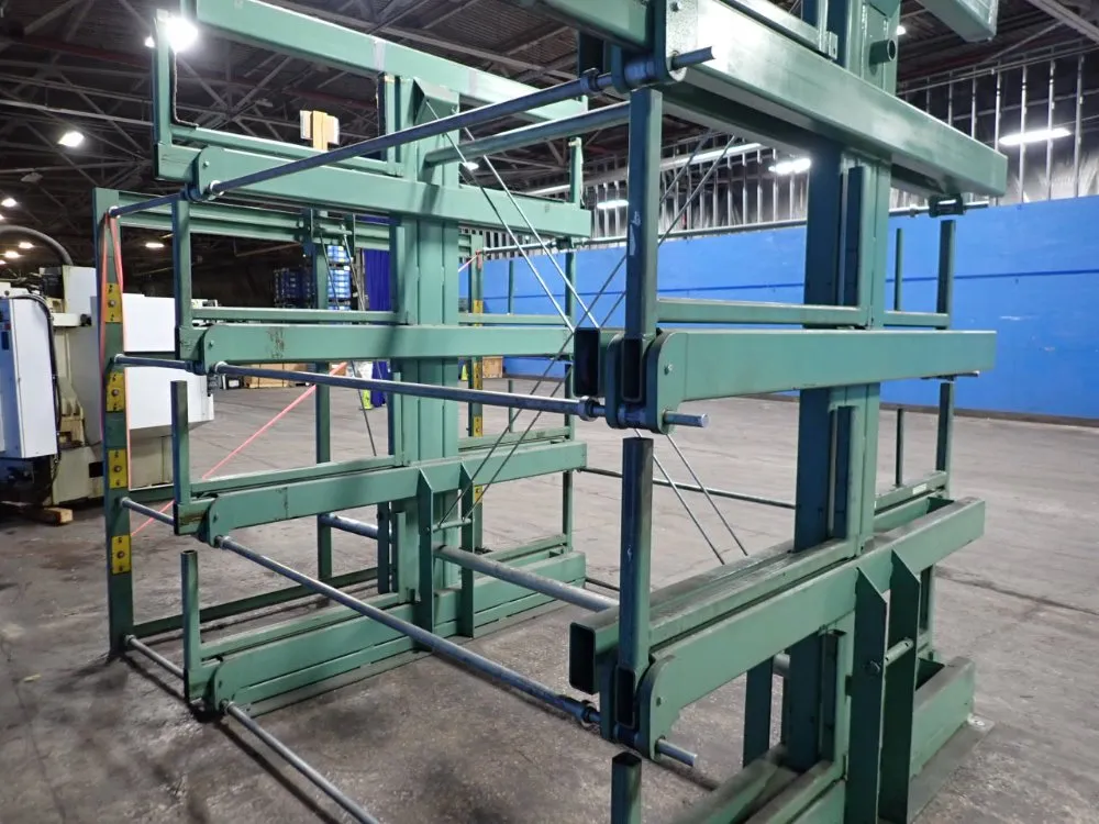 Steel Storage Systems 4200 Lbs Roll Out Racking - 4t-2g-36x15r-12