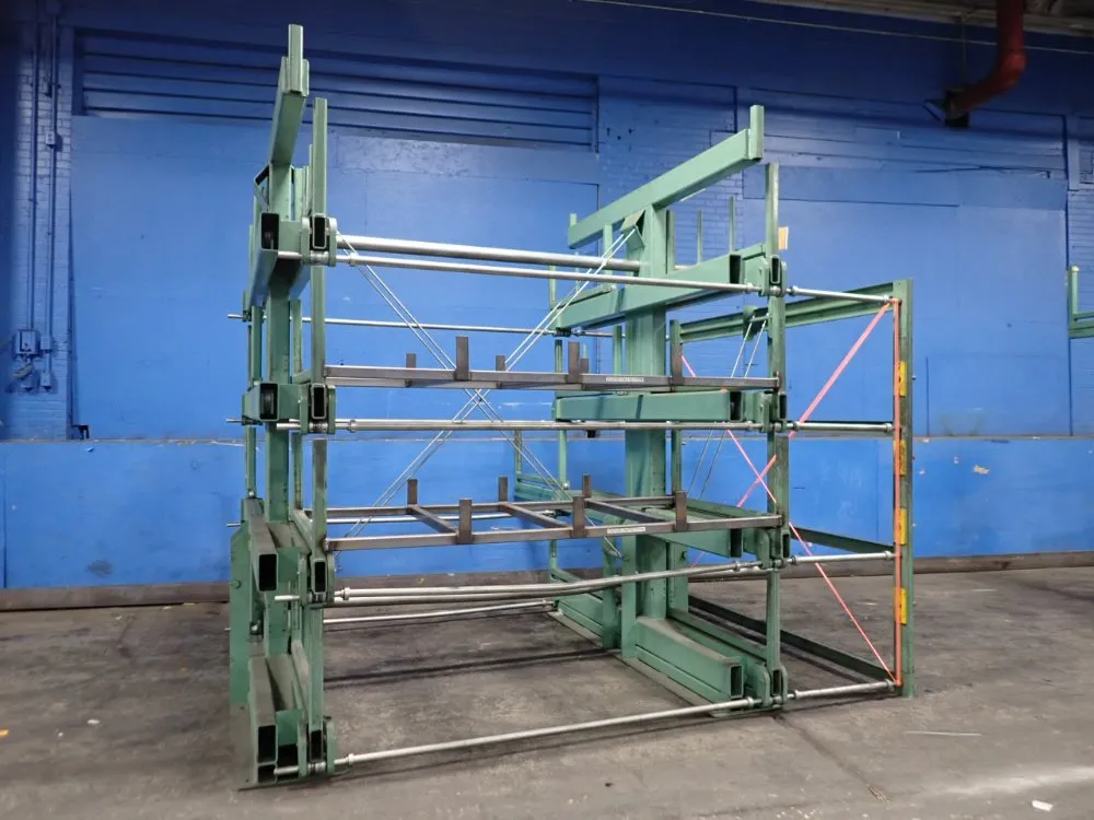 Steel Storage Systems 4200 Lbs Roll Out Racking - 4t-2g-36x15r-12