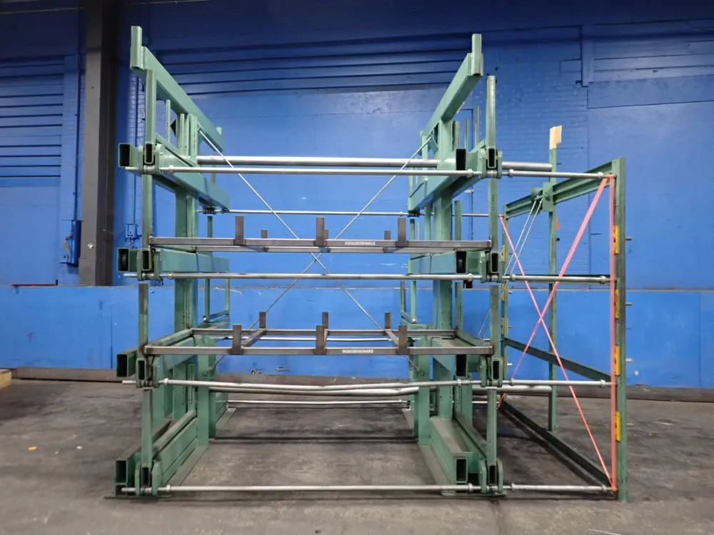 Steel Storage Systems 4200 Lbs Roll Out Racking - 4t-2g-36x15r-12