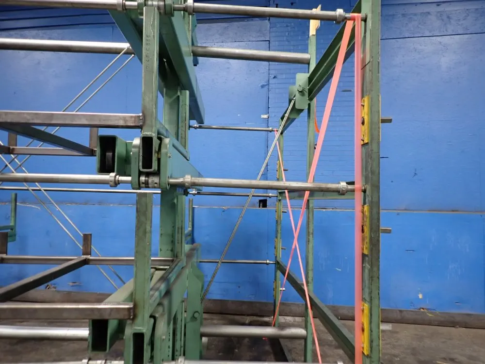 Steel Storage Systems 4200 Lbs Roll Out Racking - 4t-2g-36x15r-12