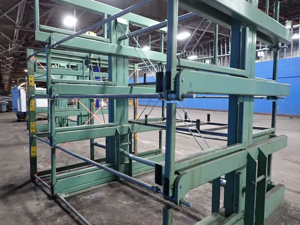 Steel Storage Systems 4200 Lbs Roll Out Racking - 4t-2g-36x15r-12