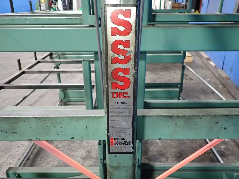 Steel Storage Systems 4200 Lbs Roll Out Racking - 4t-2g-36x15r-12