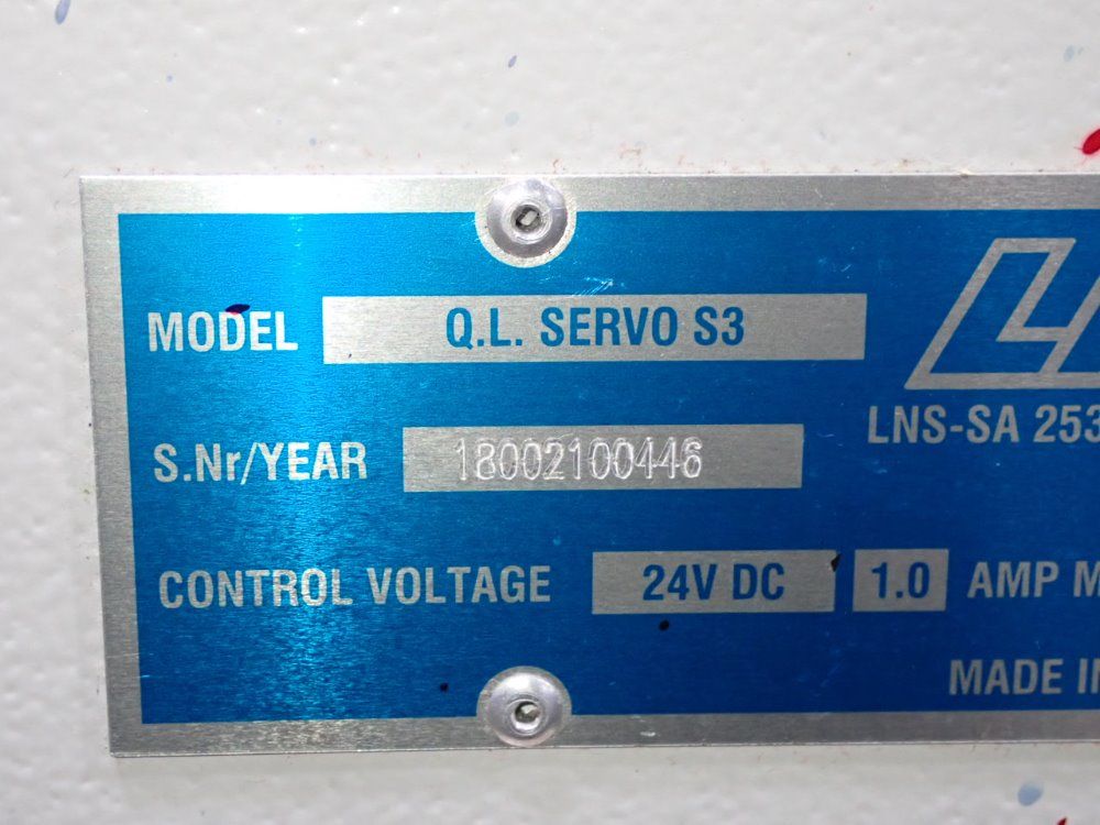 Lns 64" Bar Feeder - Q.l. Servo S3 T