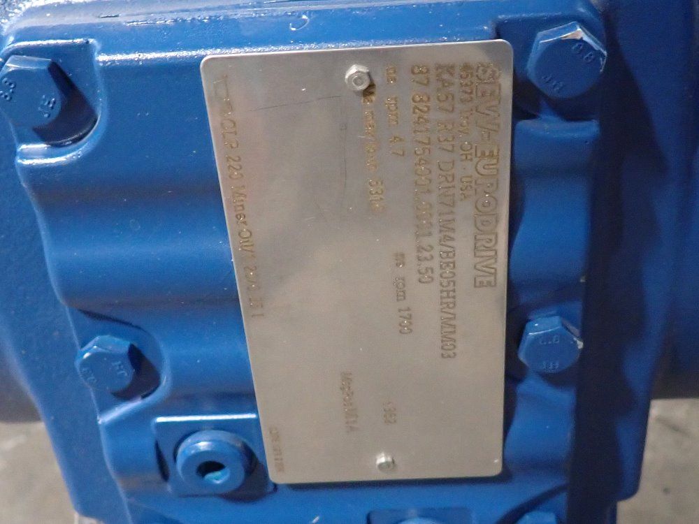 Sew Eurodrive .50 Hp Gear Drive - Ka57r37drn71m4/be05hr/mm03