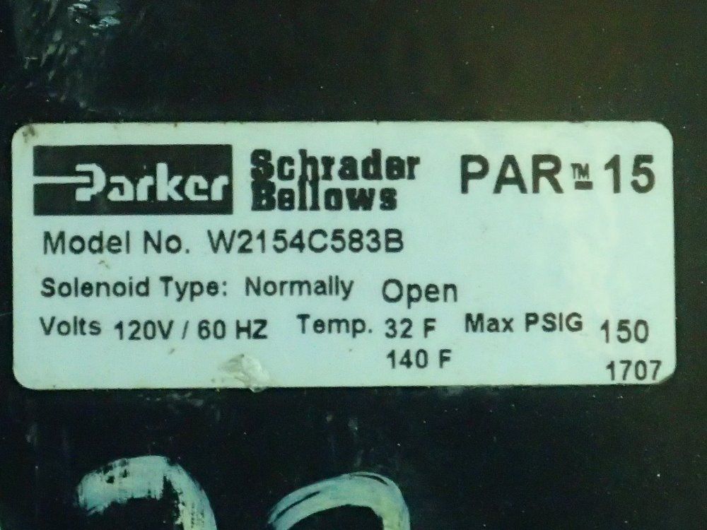Parker / Schrader Bellows Solenoid Valve