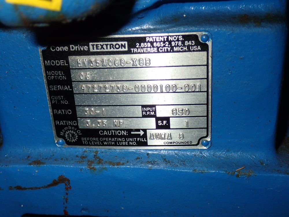 Cone Drive/textron Gear Reducer