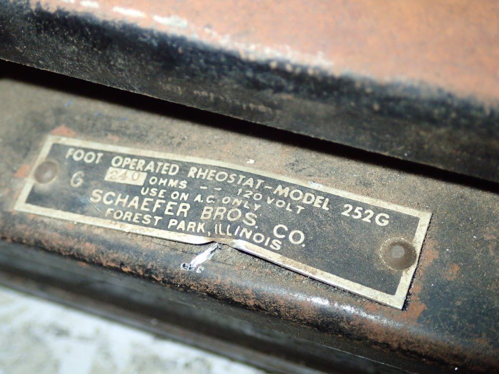 Schaefer Bros Electric Footswitch