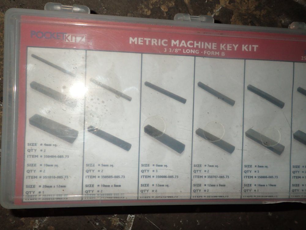 Pocket Kuz Metric Machine Key Kit