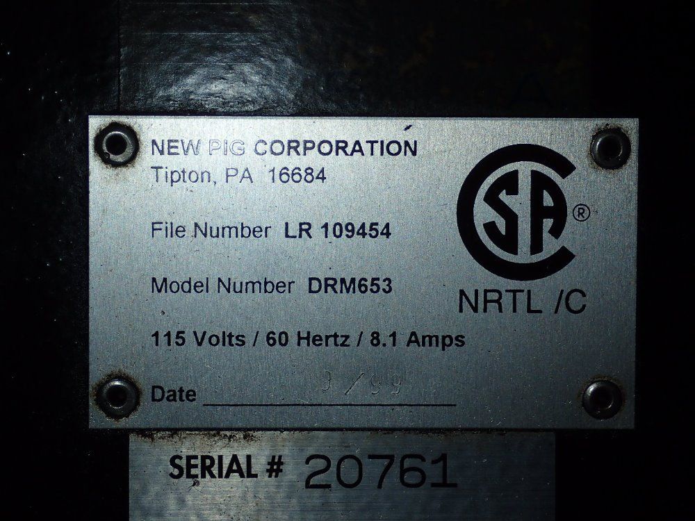 New Pig Drum Waste Compactor