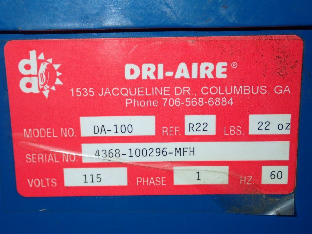 Dri-aire Air Dryer