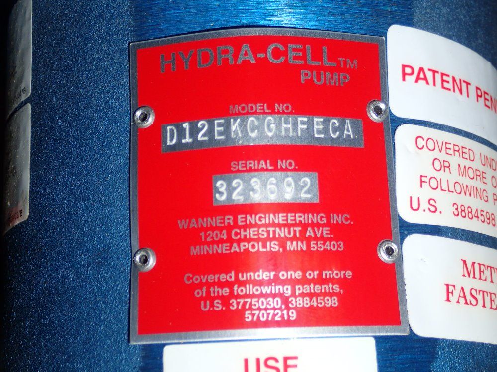 Hydra-cell/wanner Engineering Pump