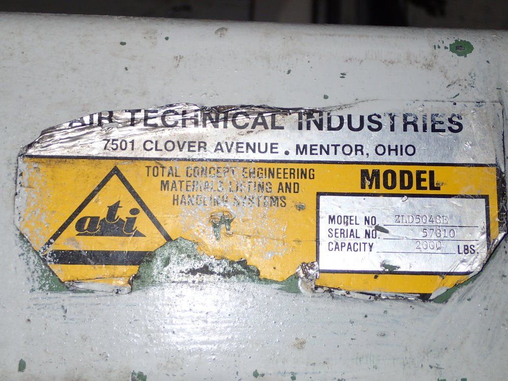 Air Technical Industries Lift Table