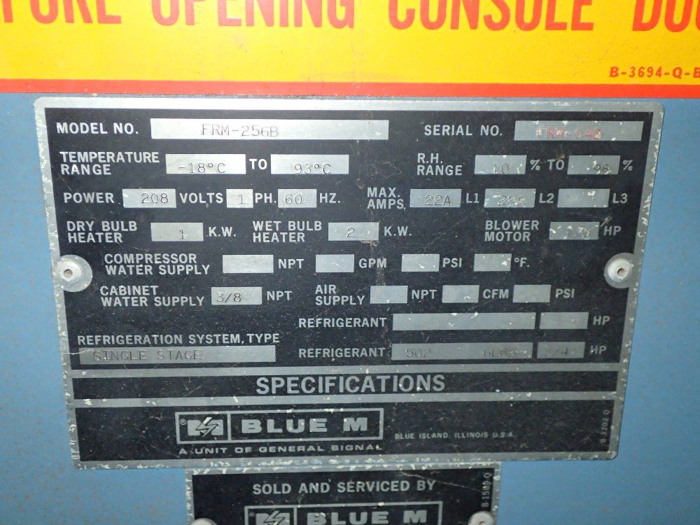 Blue M S/s Environmental Chamber