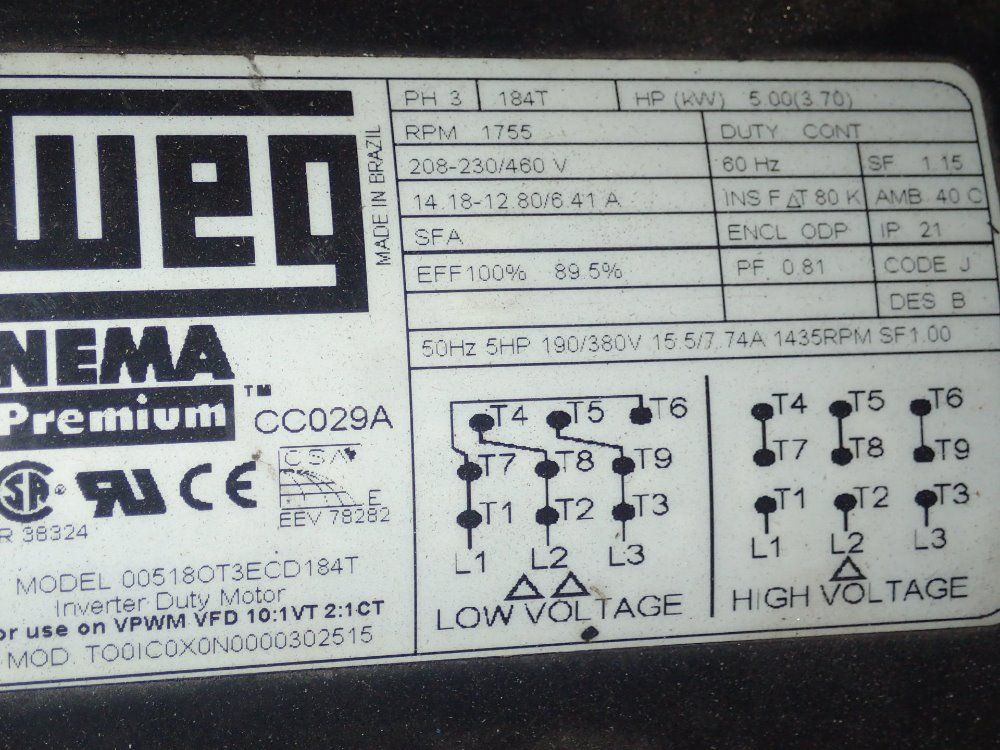 Campbell Hausfeld 5hp Air Compressor - Ce705300aj