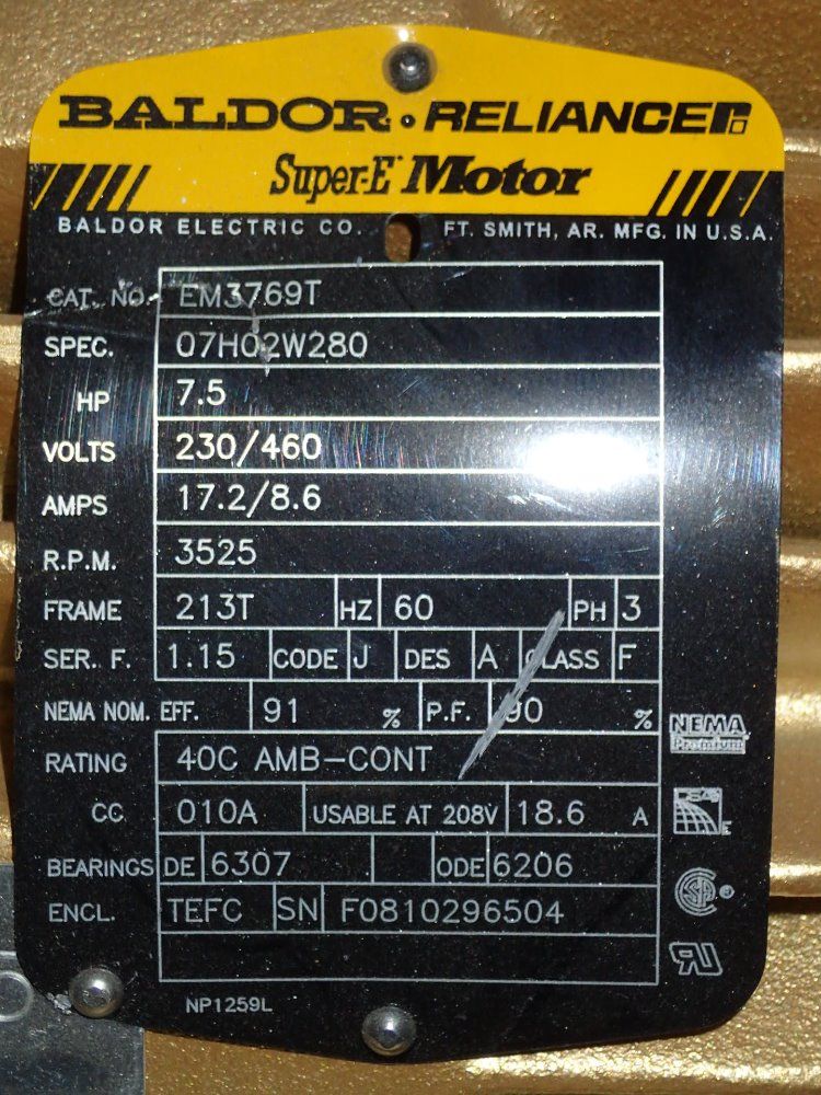 Baldor-reliance Motor