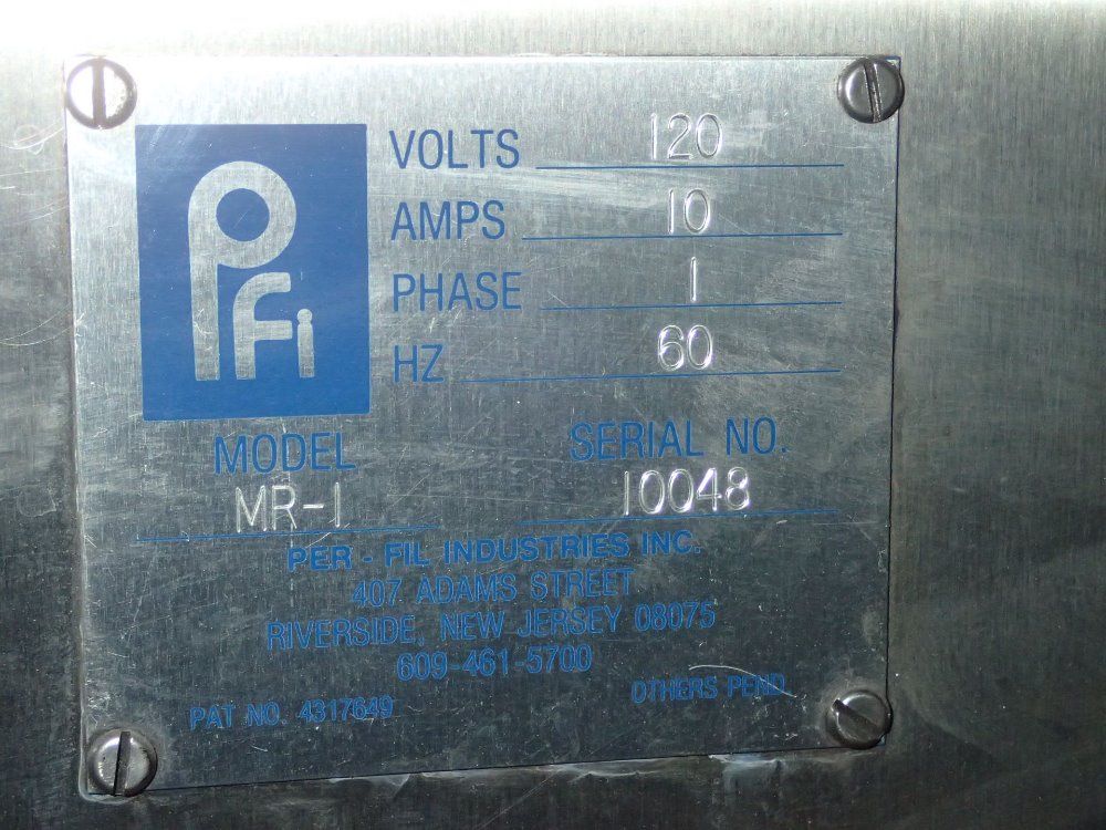Per-fil 12"x16" Auger Ink Cartridge Auger Filler - Mr-1