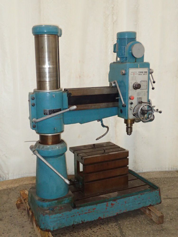 Production Tool Supply 8" X 2' 8'' Arm Radial Arm Drill - Tpr-720