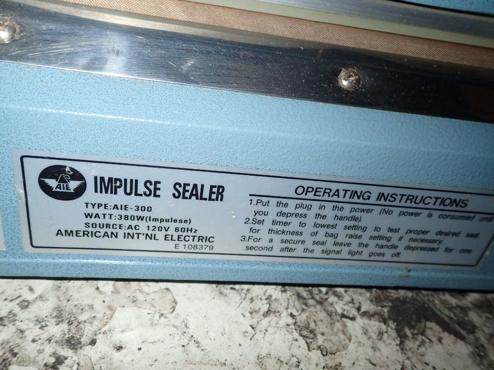 Aie 12'' Impulse Sealer - Aie-300