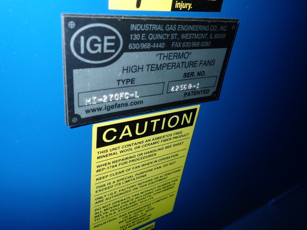 Ige High Temp Fan