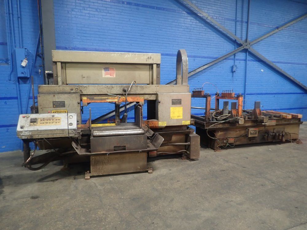 H E & M Horizontal Bandsaw