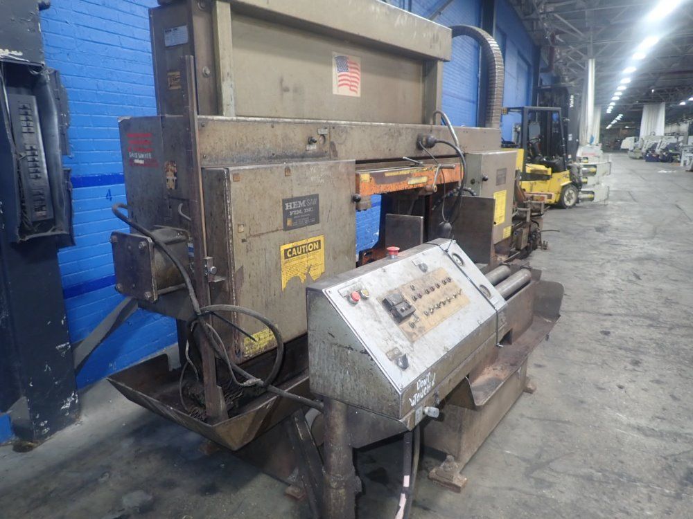 H E & M Horizontal Bandsaw