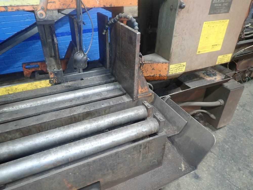 H E & M Horizontal Bandsaw