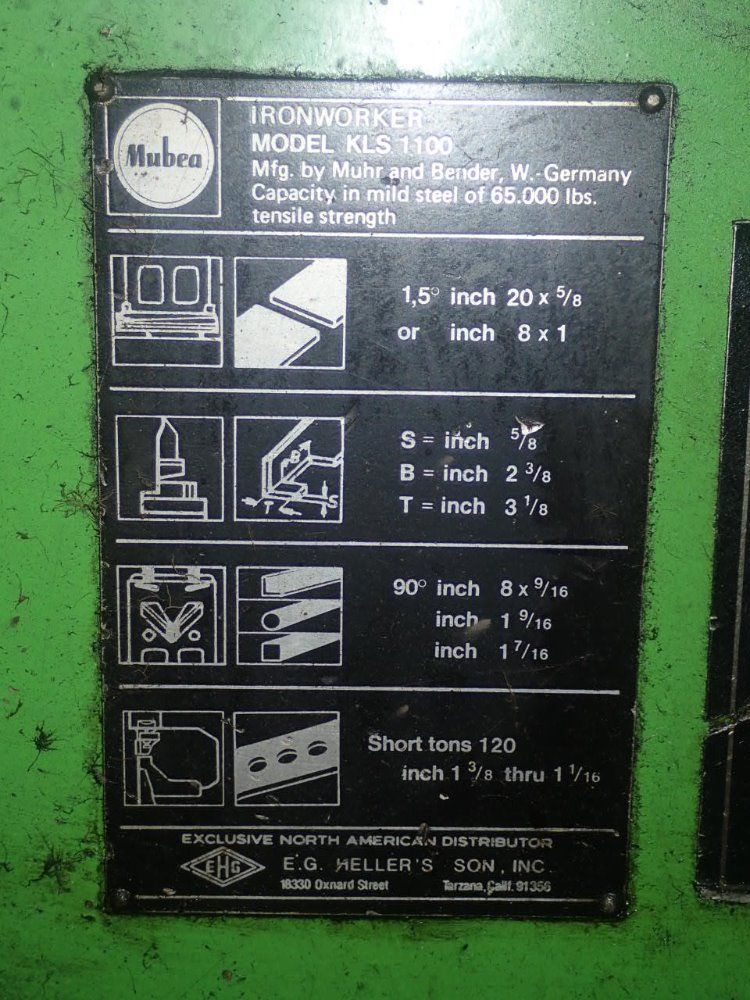 Muhr & Bender Ironworker