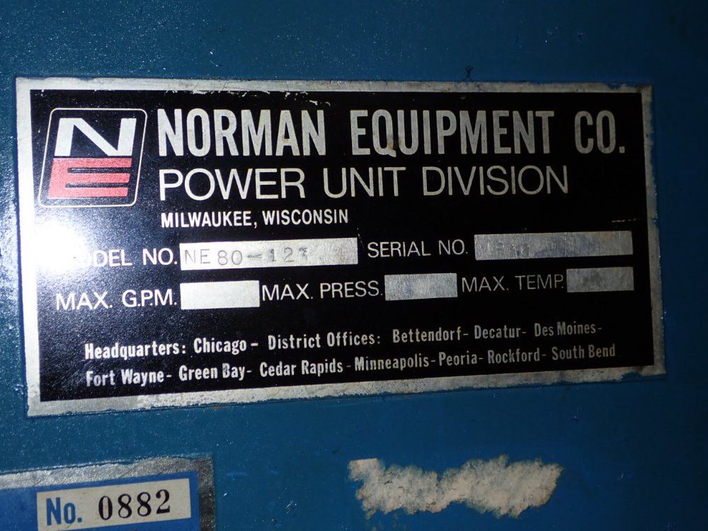 Norman Equipment Power Unit